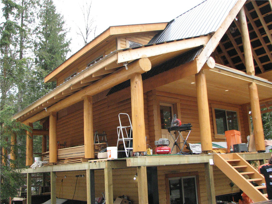 mica creek log home builders